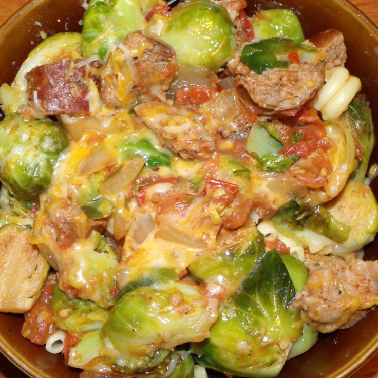 Italian Sausage Recipes Healthy
 Italian Sausage and Brussel Sprouts Dinner