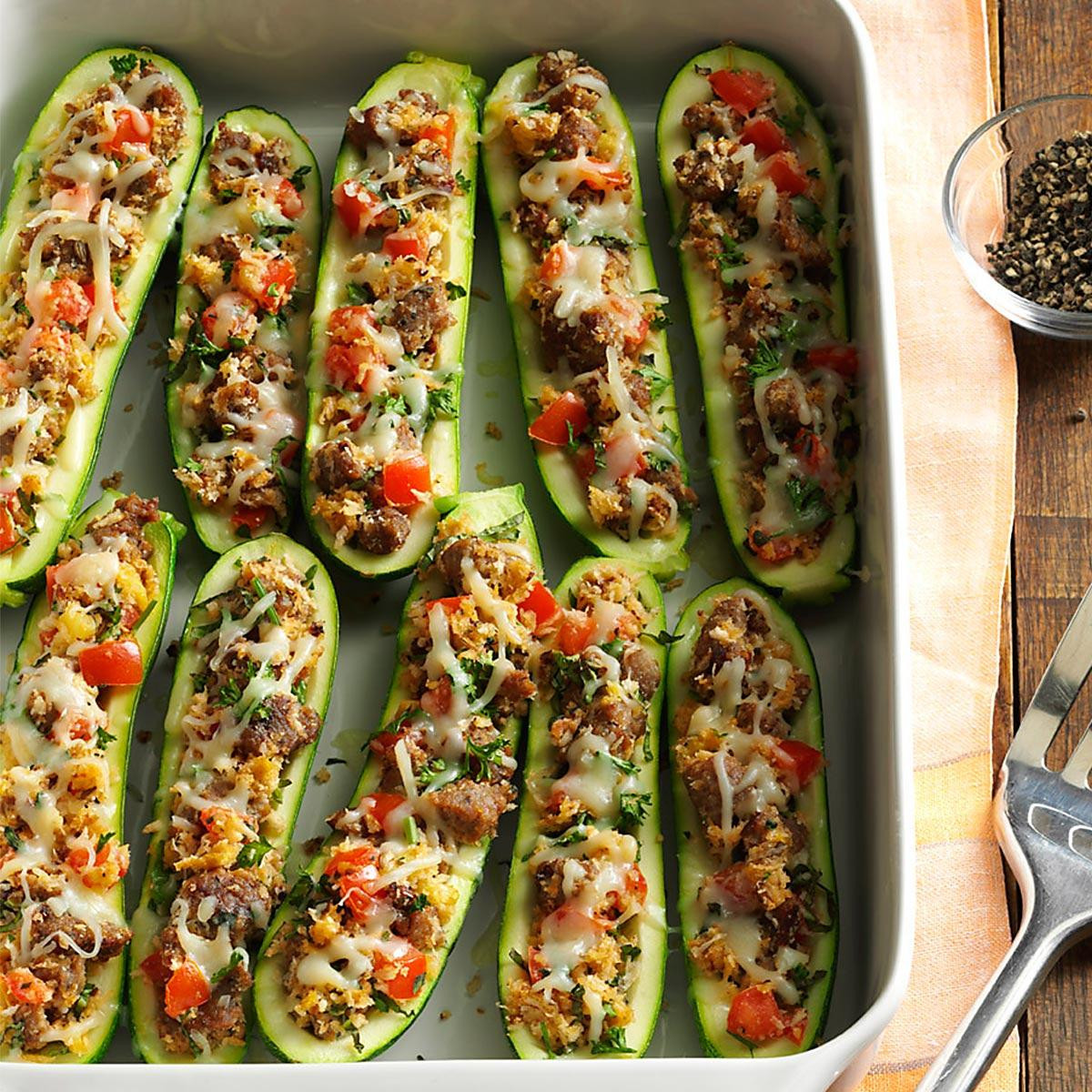 Italian Sausage Recipes Healthy
 healthy stuffed zucchini recipe