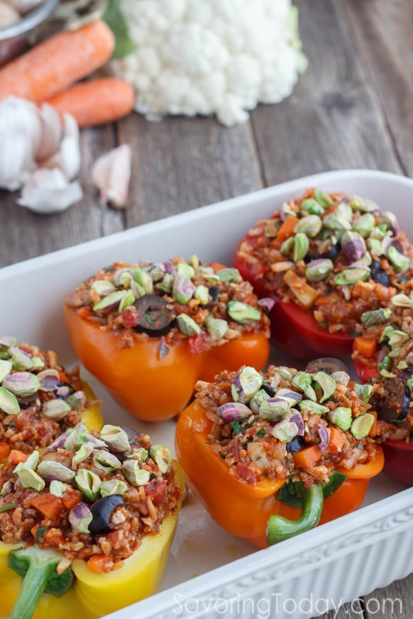 Italian Sausage Recipes Healthy
 Italian Sausage & Cauliflower Rice Stuffed Peppers Paleo