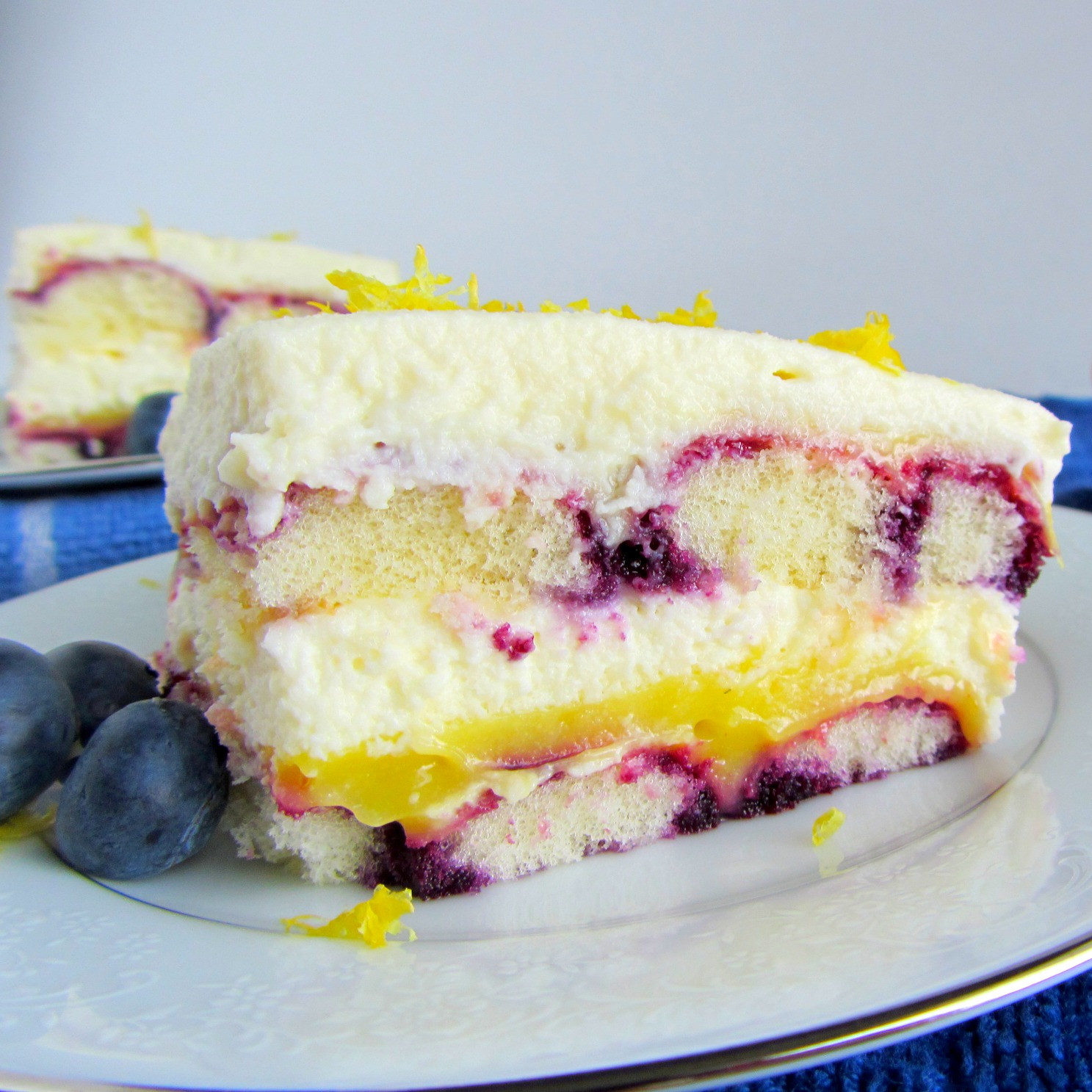 Italian Summer Desserts
 Lemon Blueberry Tiramisu A baJillian Recipes