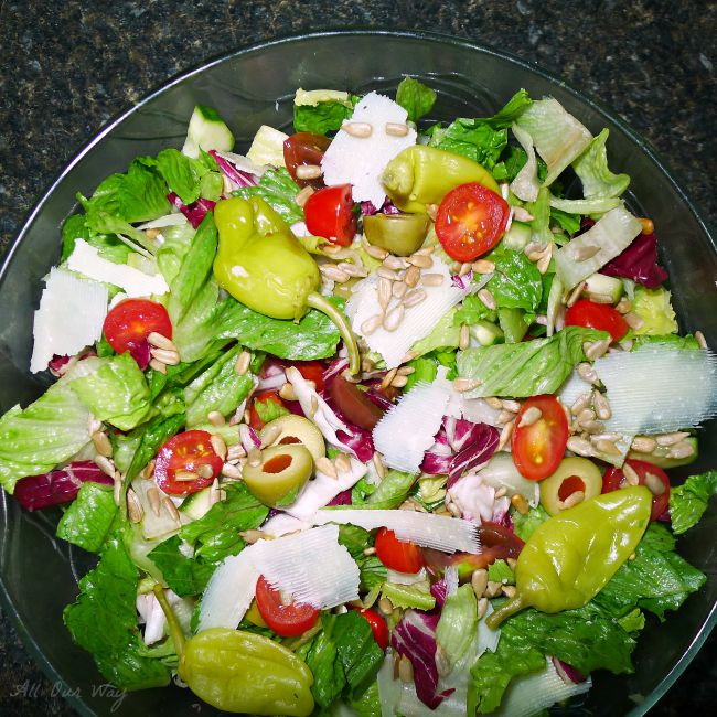 Italian Summer Salads
 Italian Summer Salad With Basil Dressing