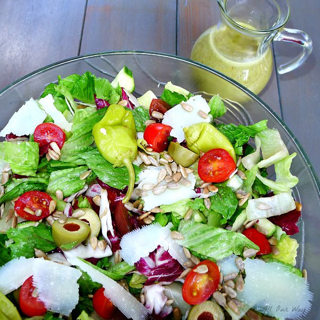 Italian Summer Salads
 Italian Summer Salad With Basil Dressing