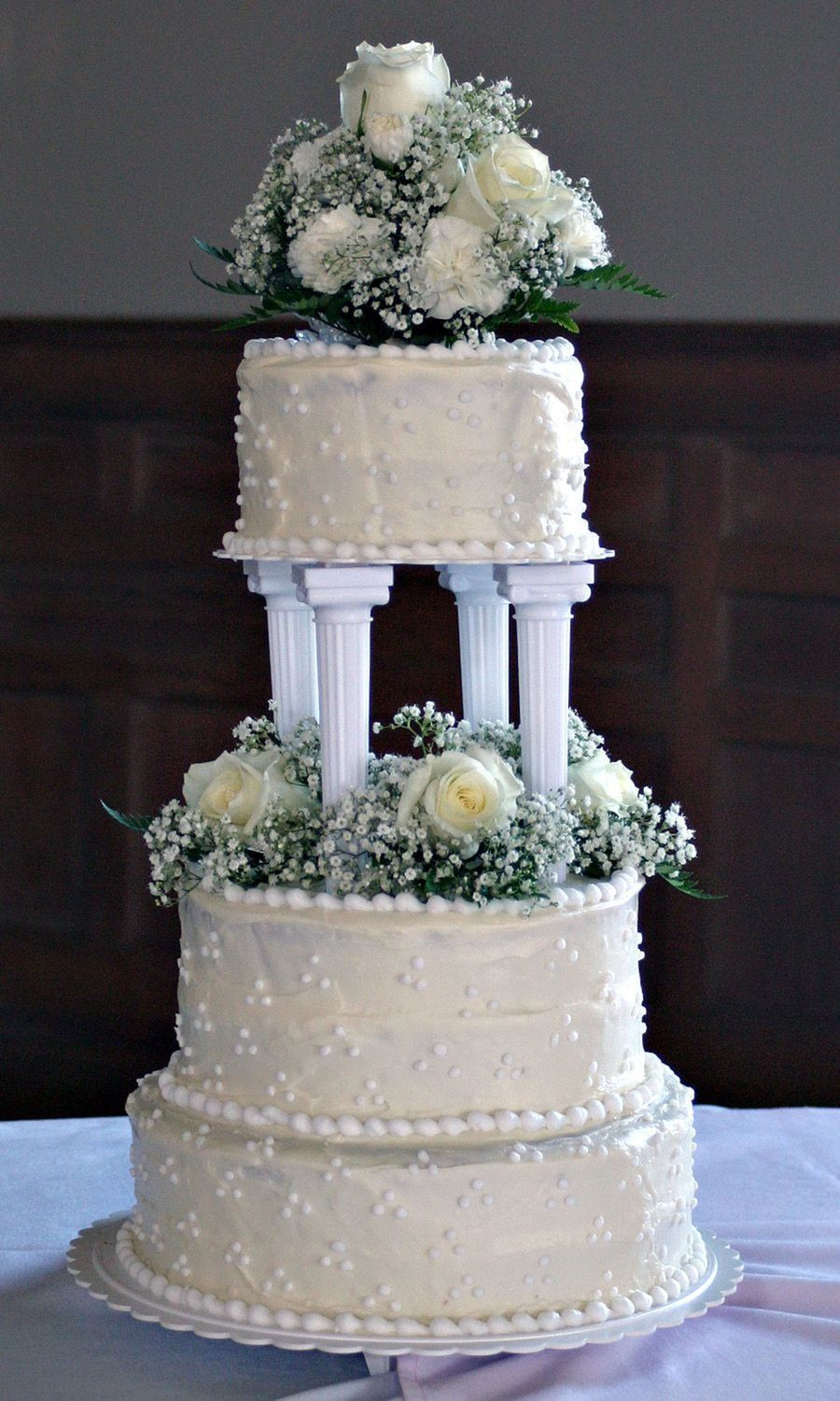 Italian Wedding Cakes
 Italian Cream Wedding Cake With Cream Cheese Icing