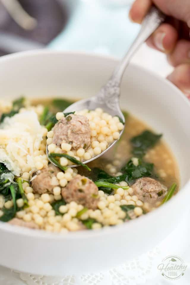 Italian Wedding Soup Noodles
 Italian Wedding Soup • The Healthy Foo