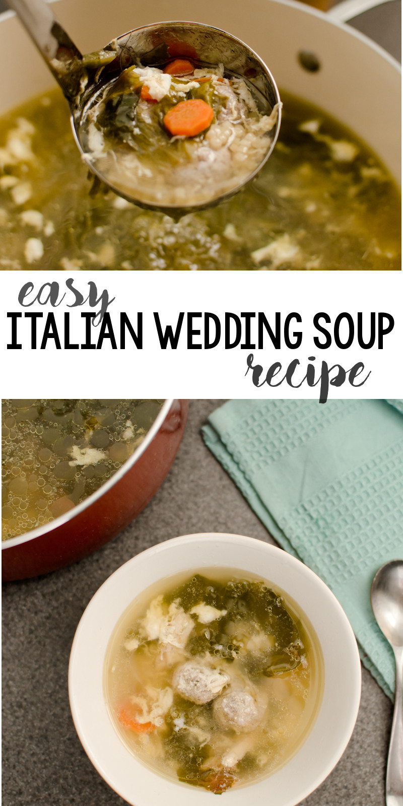 Italian Wedding Soup Recipes Easy
 Easy Italian Wedding Soup Recipe A Grande Life