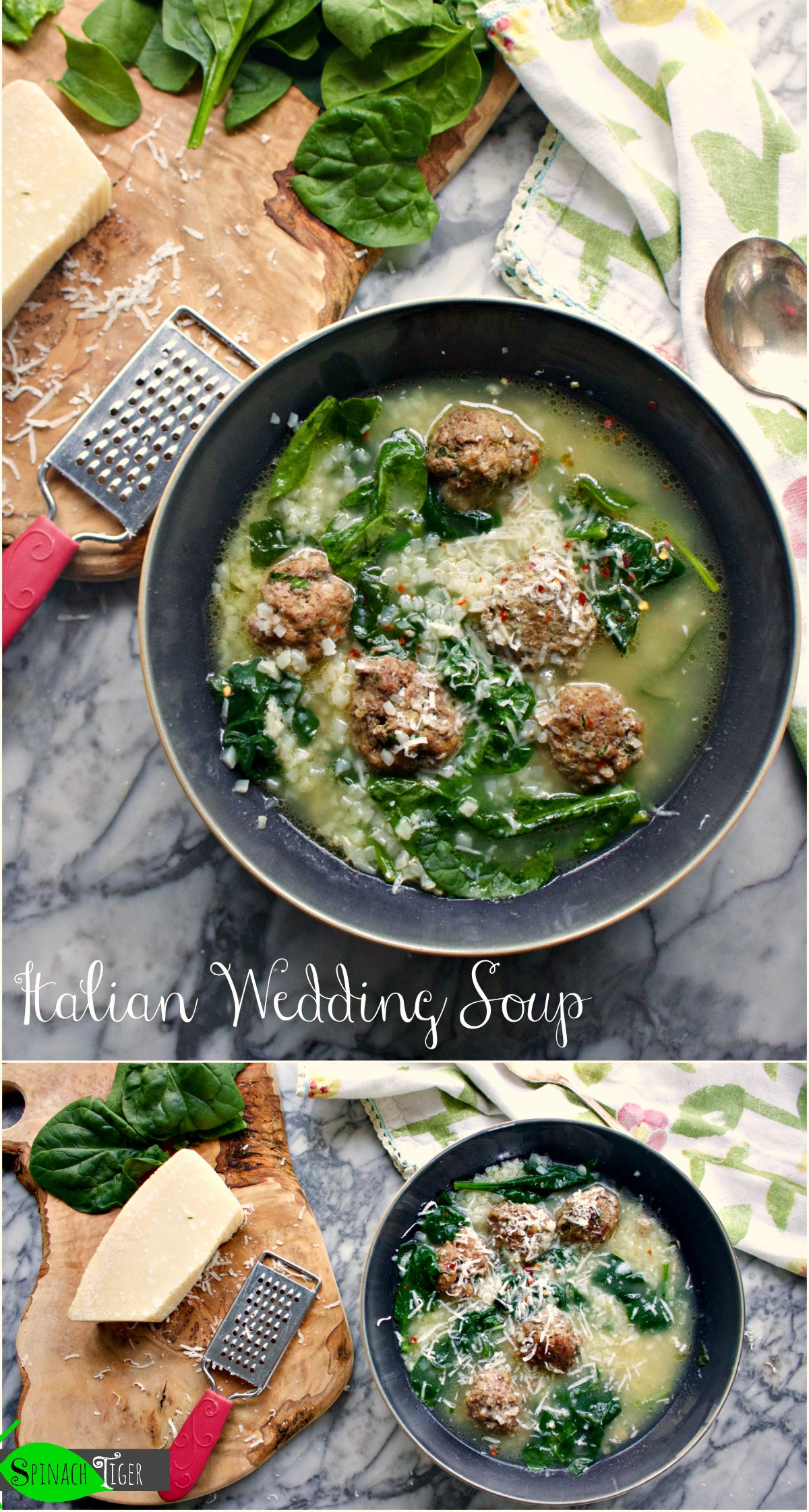 Italian Wedding Soup Recipes With Spinach
 Italian Wedding Soup Keto Paleo Friendly Spinach Tiger