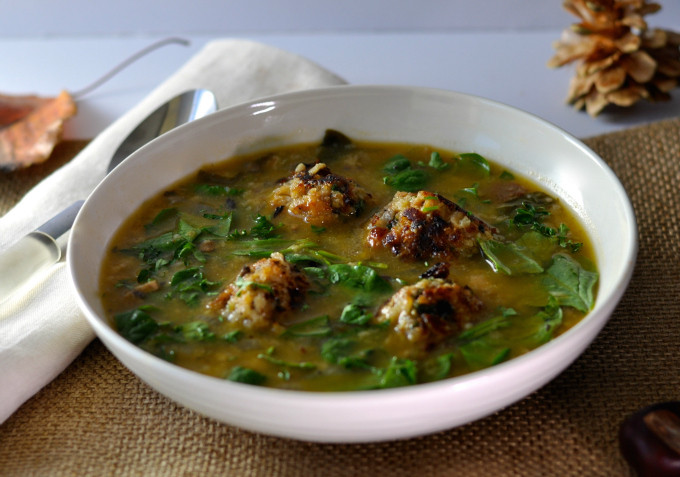 Italian Wedding Soup Recipes With Spinach
 Italian Wedding Soup with Cannellini Meatballs Farro
