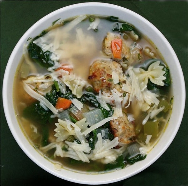 Italian Wedding Soup Recipes With Spinach
 Weekly Menu Plan 12 Recipe Girl