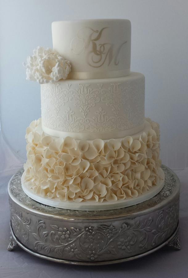 Ivory Wedding Cakes
 Ivory wedding cake cake by Paul Delaney of Delaneys