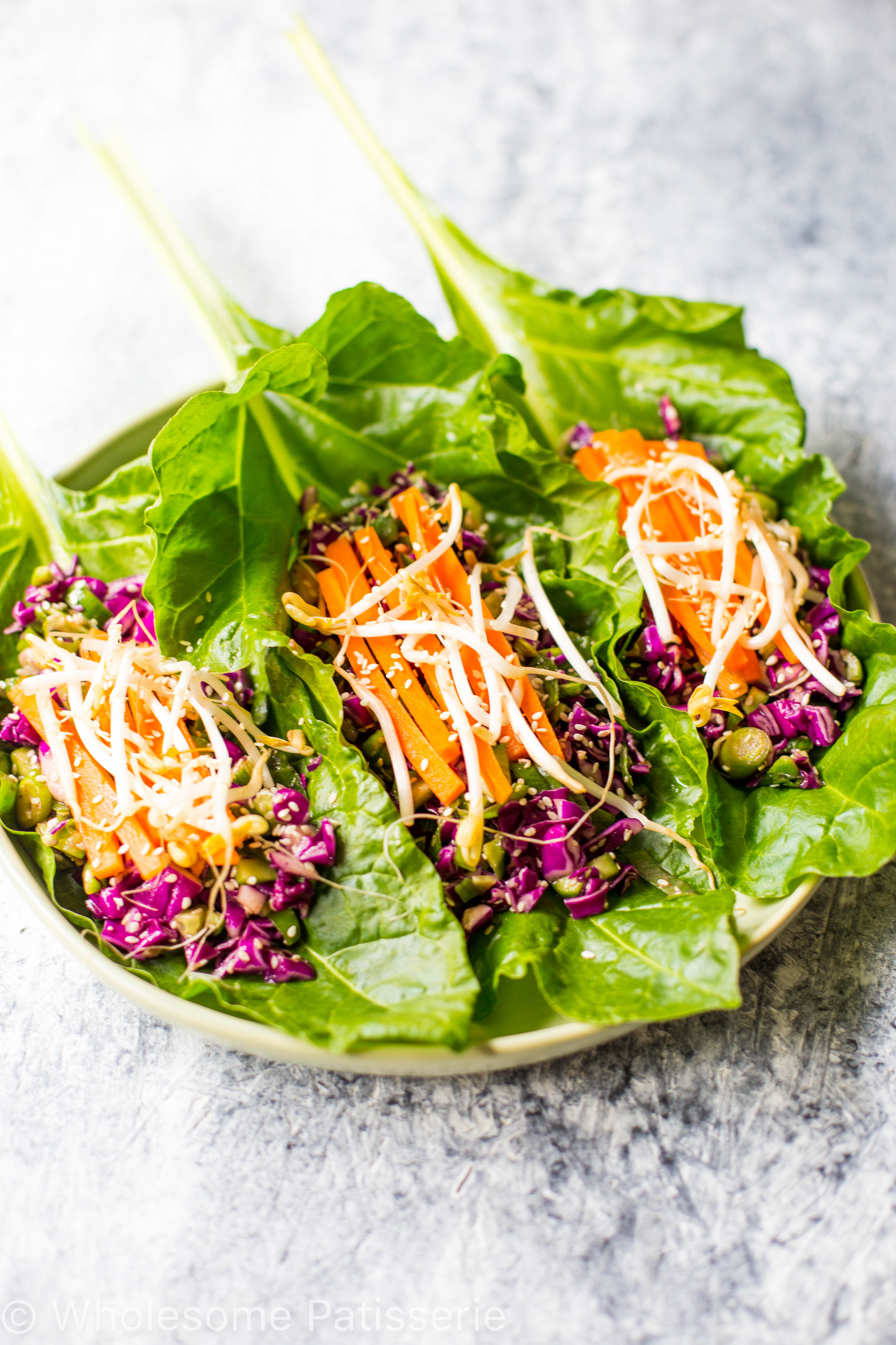 Japanese Summer Recipes
 Vegan Asian Lettuce Wraps