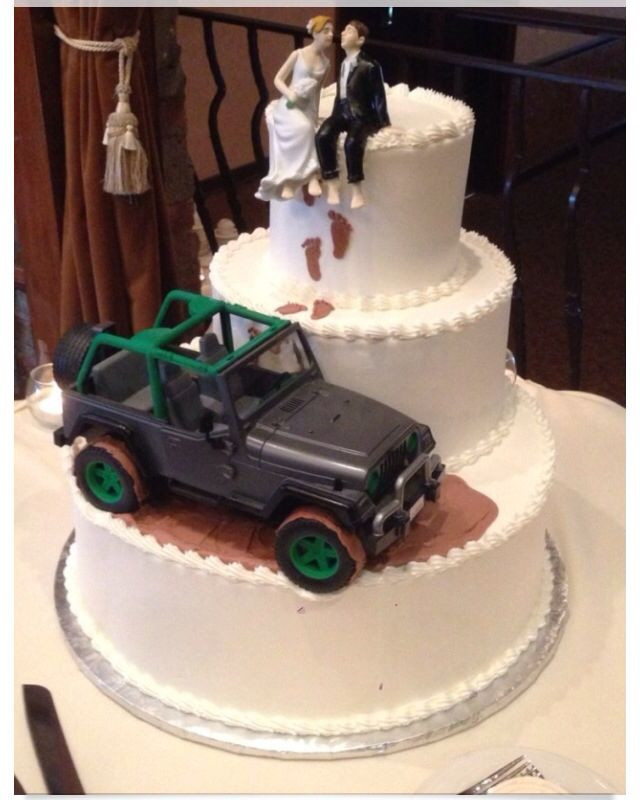 Jeep Wedding Cakes
 17 best ideas about Jeep Wedding on Pinterest