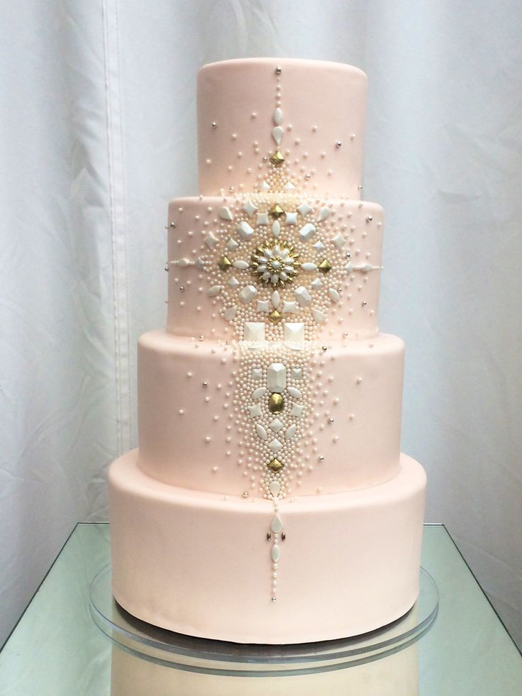 Jewel Wedding Cakes
 Superfine Bakery s blingfest on cake All sugar jewels