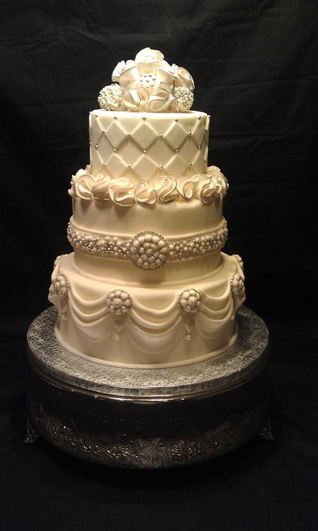 Jewel Wedding Cakes
 Jeweled Wedding Cake an line Craftsy Wedding Cake