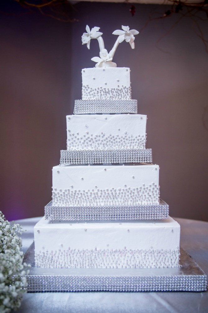 Jewish Wedding Cakes
 Atlanta Elegant Modern Jewish Wedding