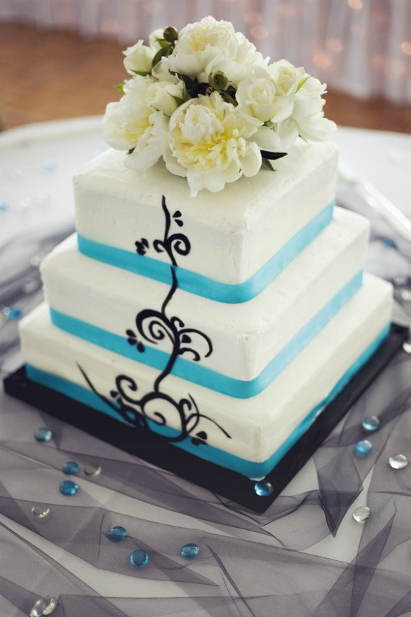 Jewish Wedding Cakes
 Real Modern Interfaith Wedding from Korto graphy