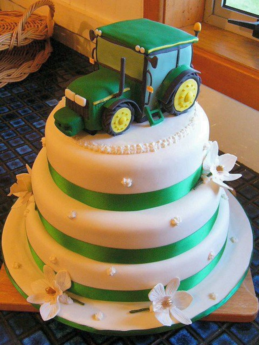 John Deere Wedding Cakes
 4 Tier John Deere Wedding Cake CakeCentral