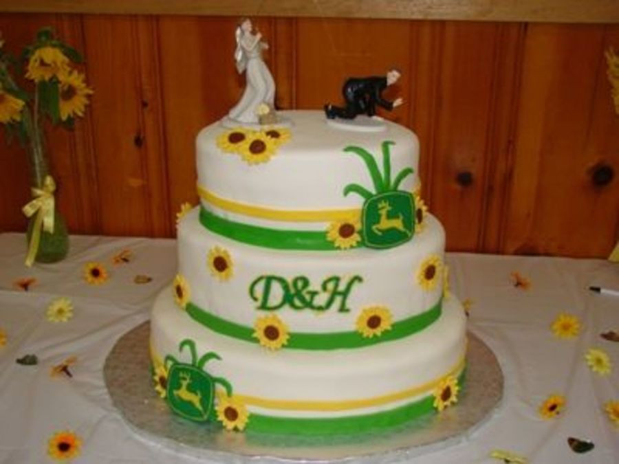 John Deere Wedding Cakes
 John Deere Wedding Cake CakeCentral