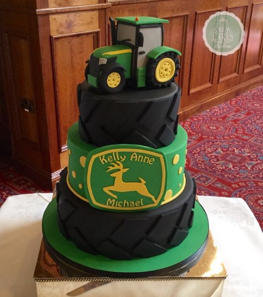 John Deere Wedding Cakes
 John Deere wedding cake cake by Crew Cakes CakesDecor