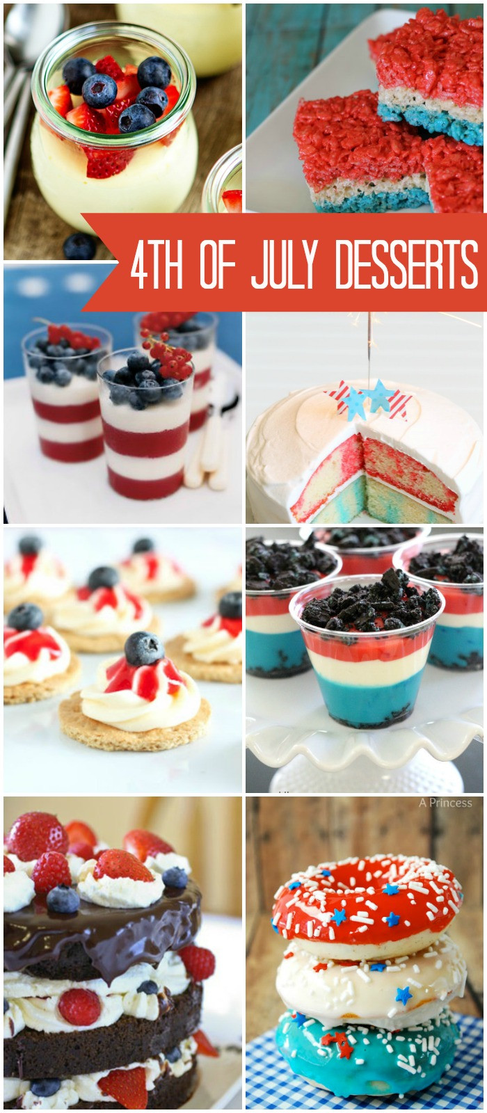 July 4 Desserts
 4th of July Treats