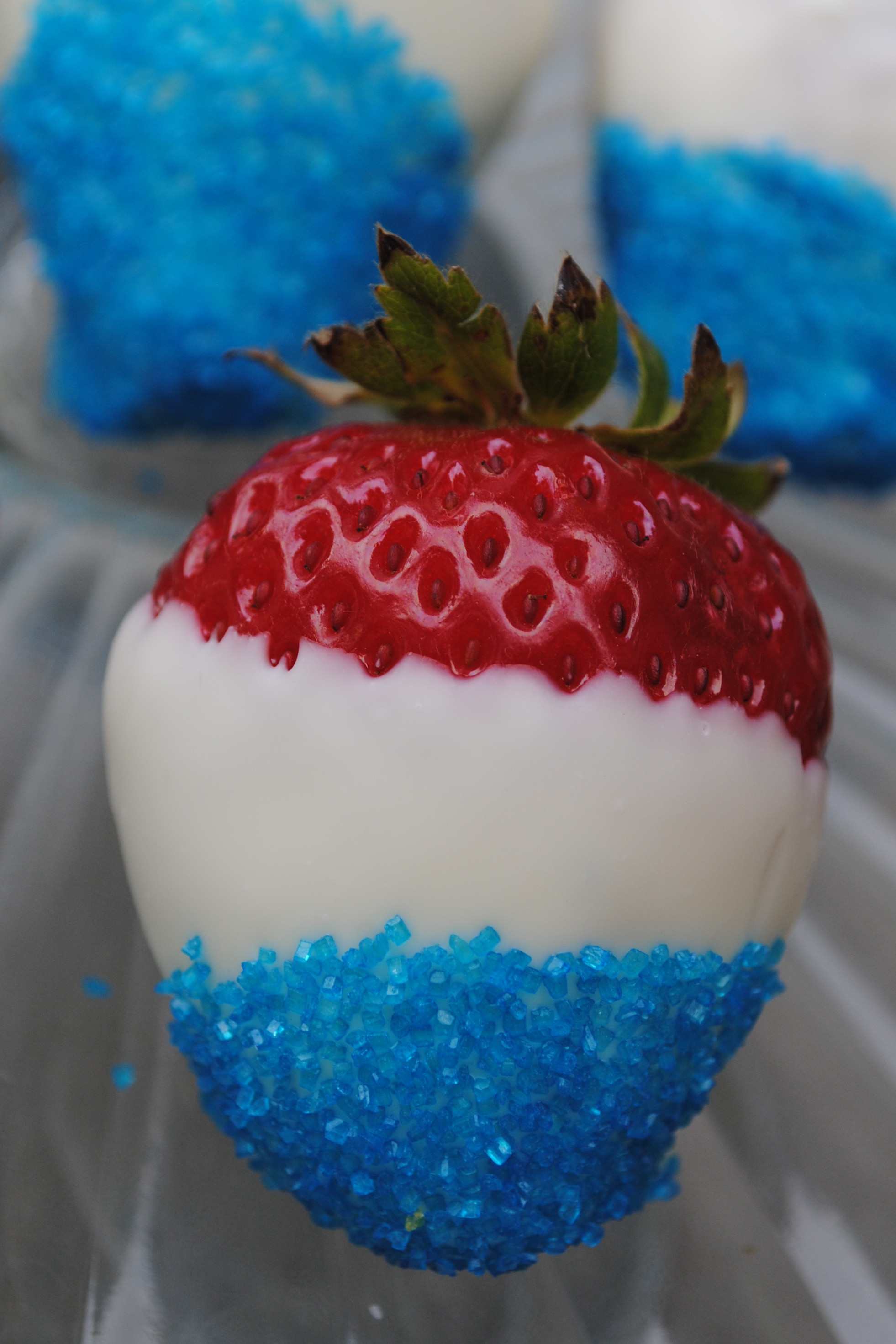 July 4 Desserts
 4th of July Strawberries