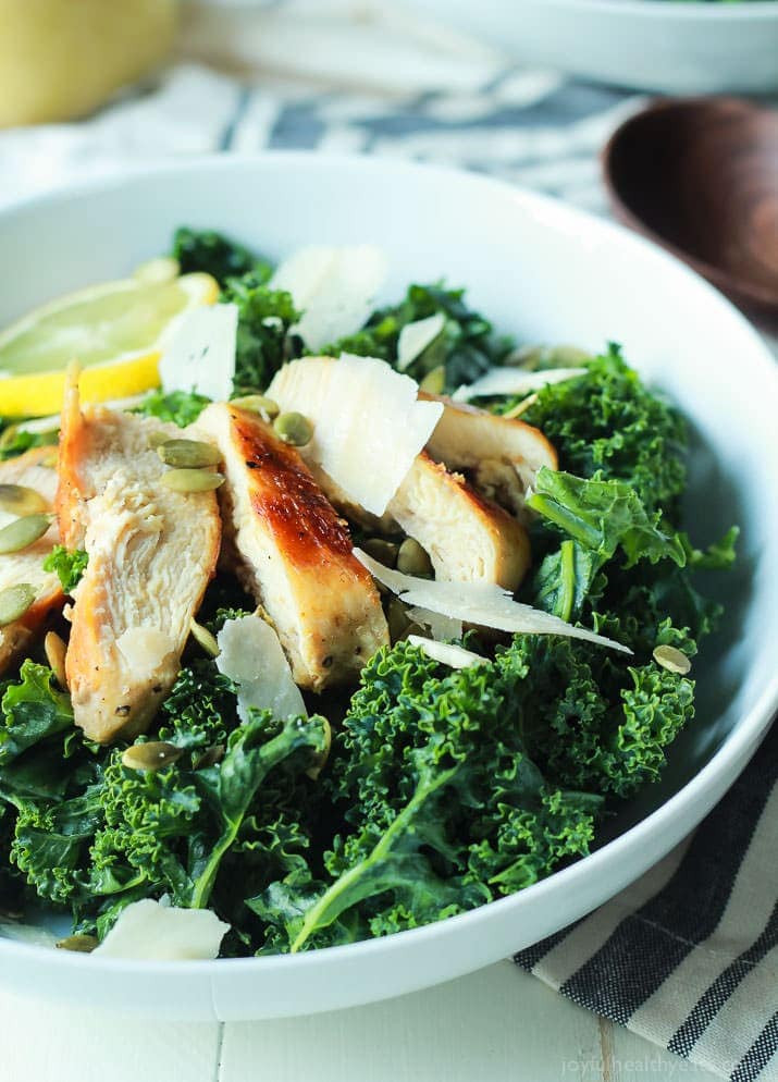 Kale Recipes Easy Healthy
 Kale Chicken Caesar Salad