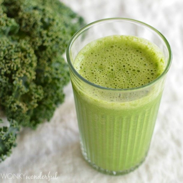 Kale Smoothie Recipes Healthy
 Green Smoothie Recipe Grapefruit and Kale WonkyWonderful