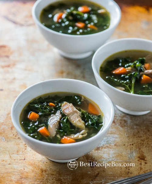 Kale Soup Recipes Healthy
 Healthy Turkey Soup Recipe with Kale