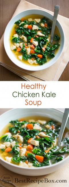 Kale Soup Recipes Healthy
 Healthy Chicken Soup with Kale Recipe