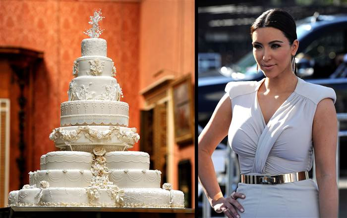 Kim Kardashian Wedding Cakes
 Kim Kardashian s wedding cake costs a cool $20 000 TODAY