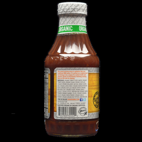 Kinders Organic Bbq Sauce
 Kinder s Organic Mild BBQ Sauce – Kinder s BBQ