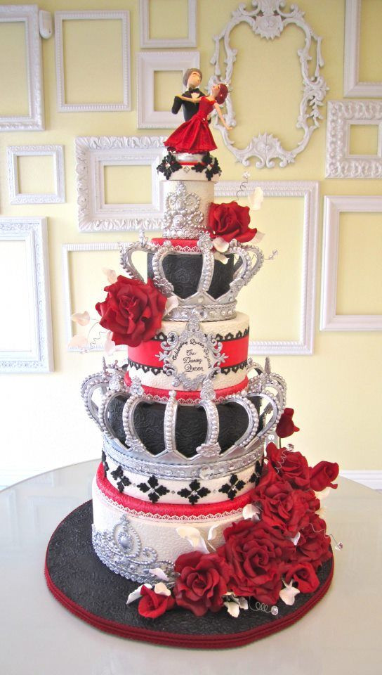 King And Queen Wedding Cakes
 50 best Prince King Cakes images on Pinterest