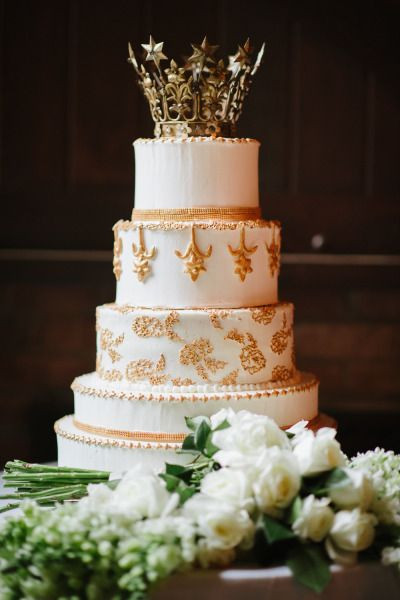 King And Queen Wedding Cakes
 Elegant Bowery Hotel Wedding