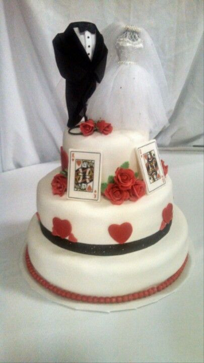 King And Queen Wedding Cakes
 17 Best images about King and Queen of Hearts Theme on