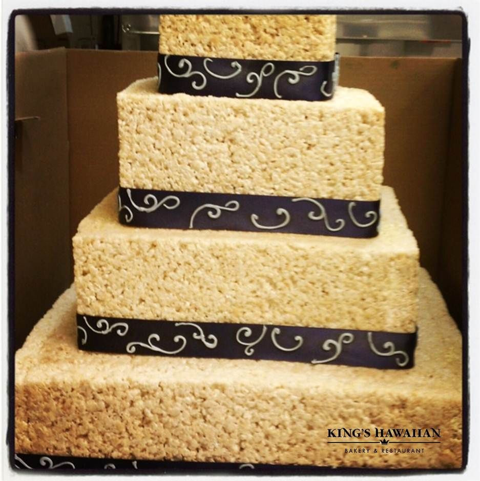 Kings Hawaiian Wedding Cakes
 RiceKrispy Wedding Cake King s Hawaiian Bakery