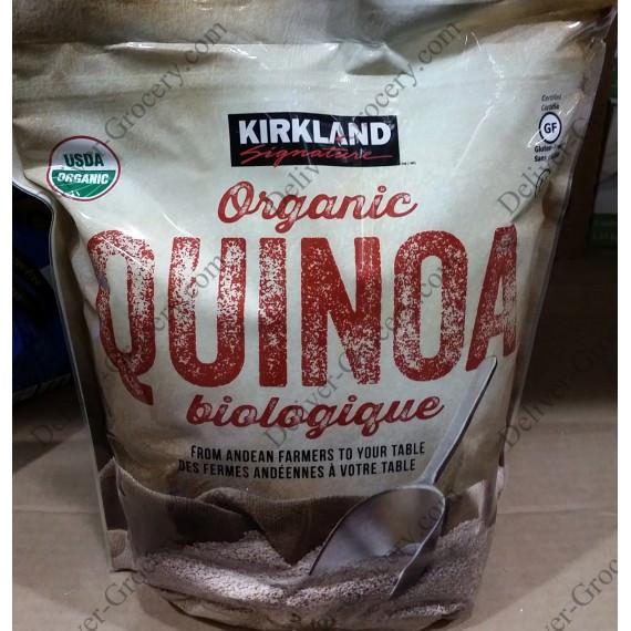 Kirkland Organic Quinoa
 Kirkland Signature Biologique du Quinoa 2 04 kg Deliver