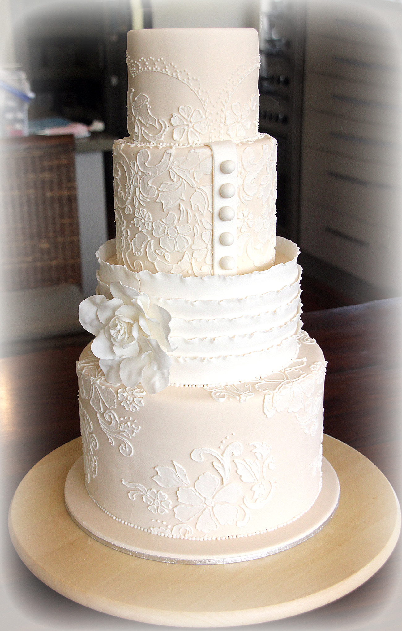 Lace Wedding Cakes
 Lace Wedding Cake Tutorial – cakes