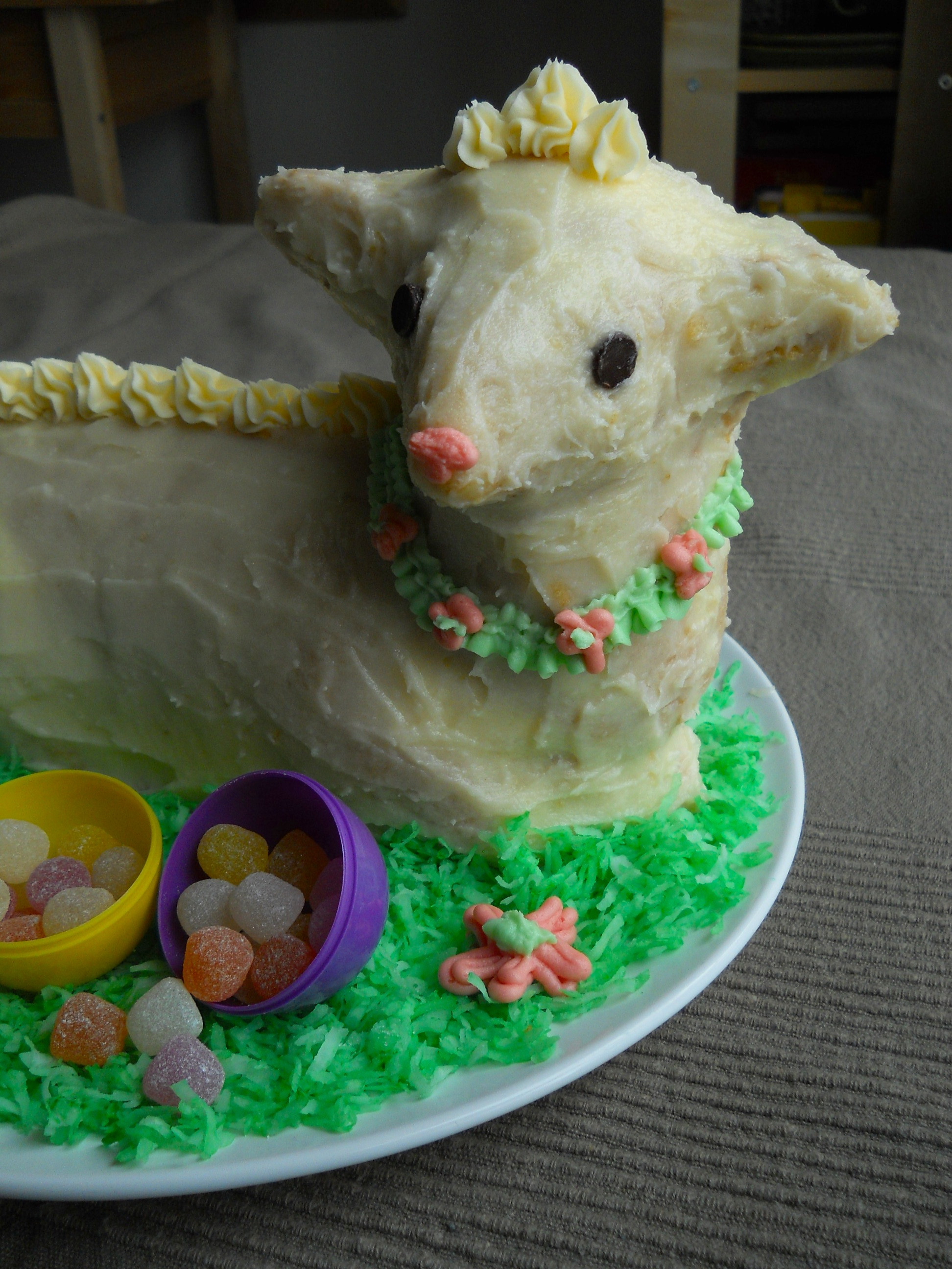 Lamb For Easter
 vegan Easter lamb cake