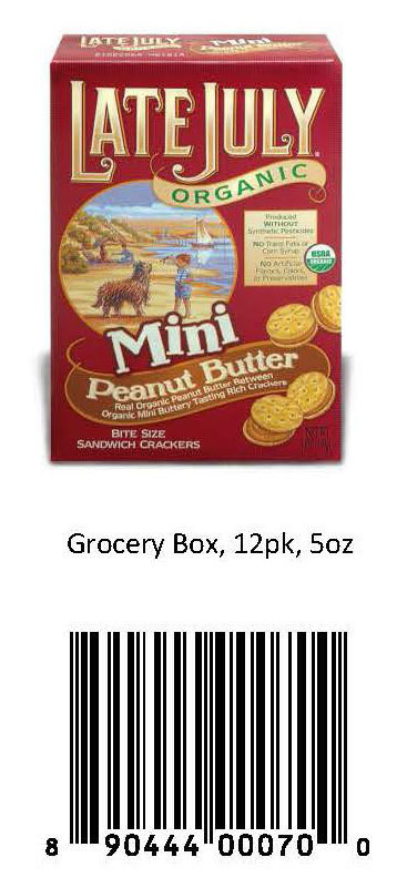 Late July Crackers
 Peanut Butter Recalls