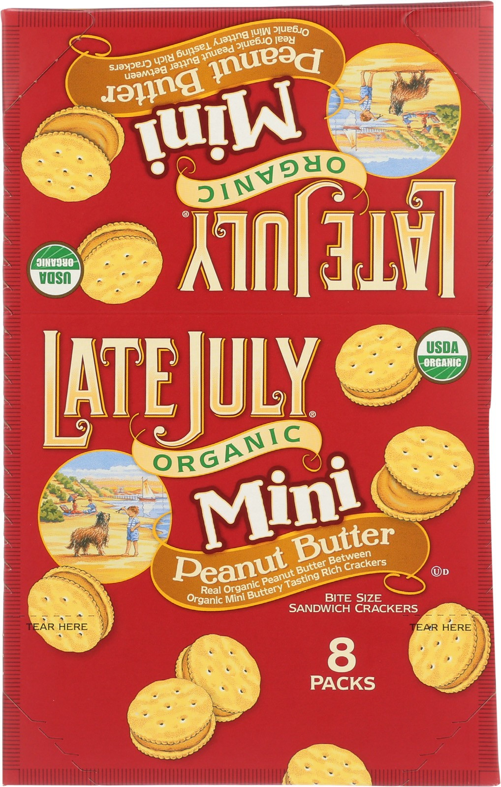 Late July Crackers
 Late July Snacks Sandwich Crackers Peanut Butter Case