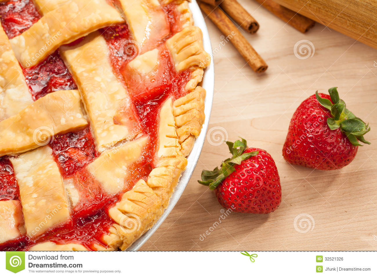 Late Summer Desserts
 Strawberry Pie Royalty Free Stock Image Image