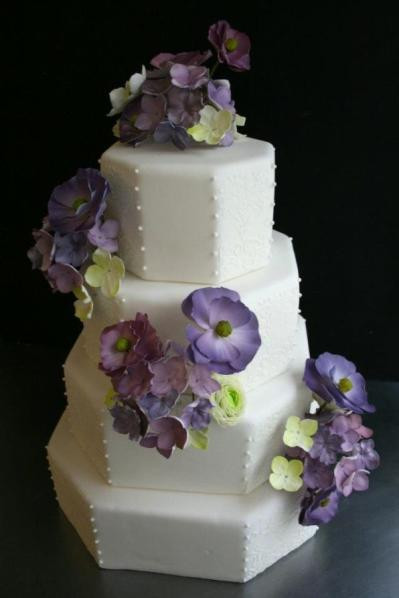 Lavender And White Wedding Cake
 Inspiration Board Lavender Wedding Theme