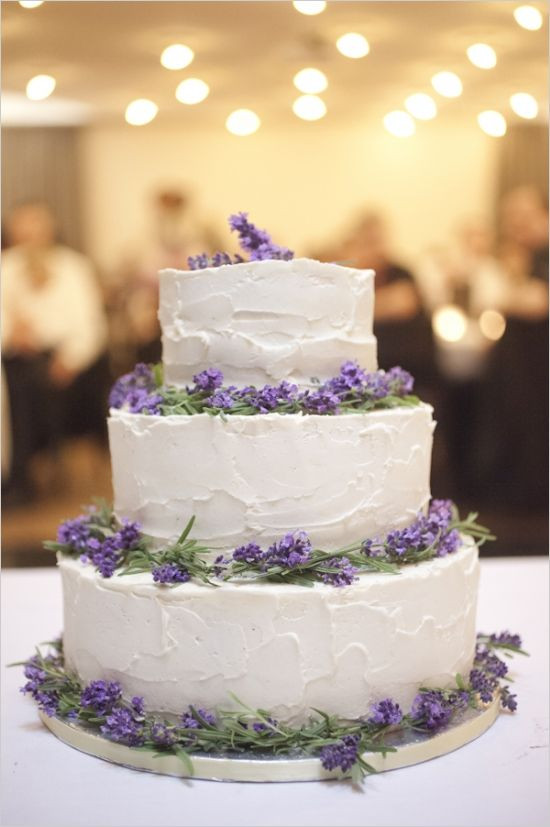 Lavender Wedding Cakes
 Wedding Cake Wednesday Lavender Cakes