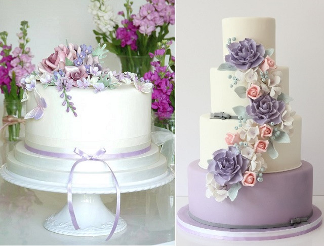 Lavender Wedding Cakes Pictures
 Purple Lilac & Lavender Wedding Cakes – Cake Geek Magazine