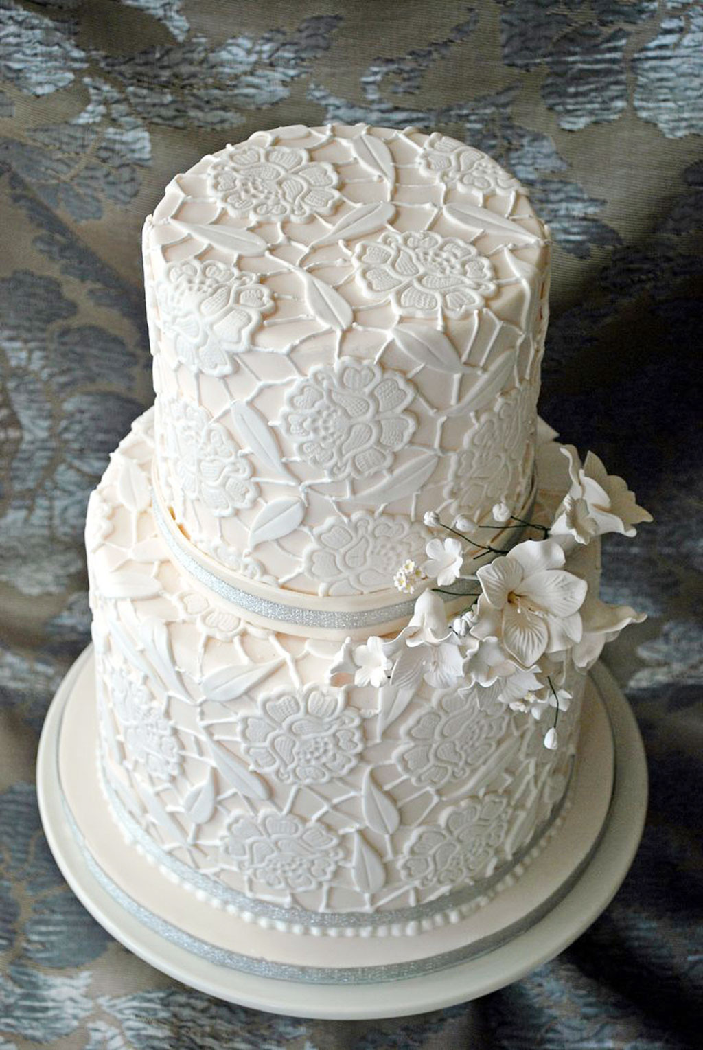 Layered Wedding Cakes
 Double Layer Wedding Cake Pic 6 Wedding Cake Cake Ideas