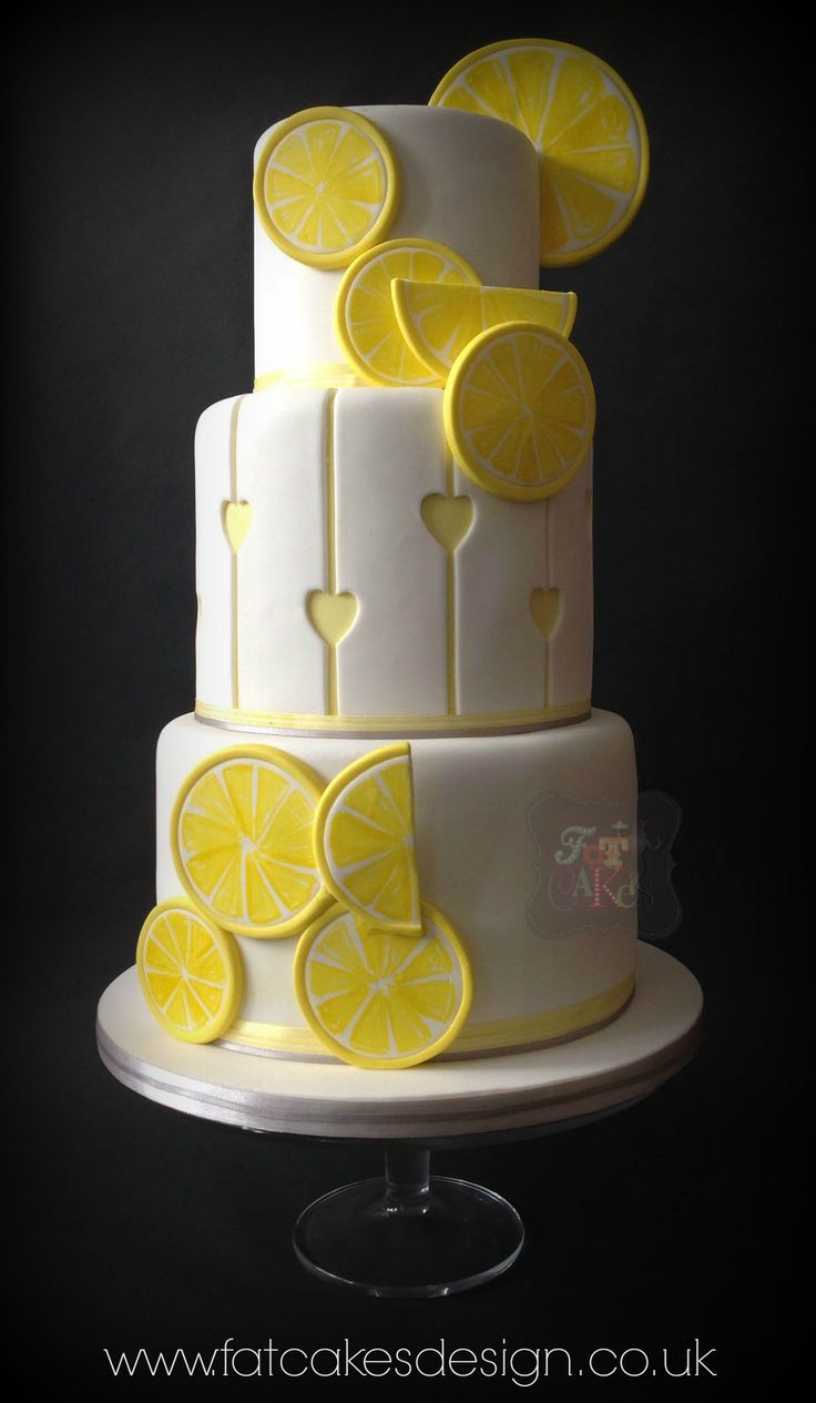 Lemon Wedding Cake
 25 best ideas about Lemon wedding cakes on Pinterest
