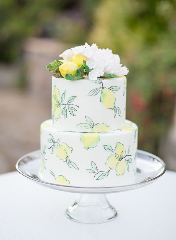 Lemon Wedding Cake
 25 best ideas about Lemon wedding cakes on Pinterest