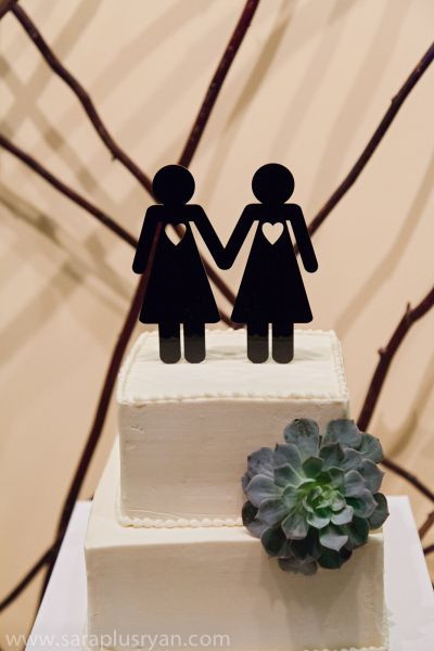 Lesbian Wedding Cakes
 Lesbian wedding cake topper Wedding Cake