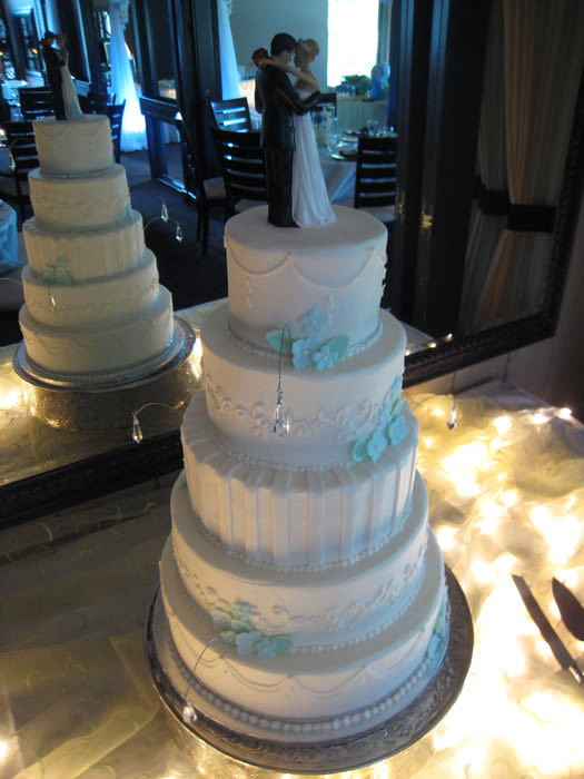 Light Blue Wedding Cakes
 Sparkly Light Blue Wedding Cake cake by Laura CakesDecor