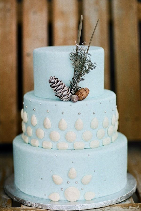 Light Blue Wedding Cakes
 light blue wedding cake by Sweet You
