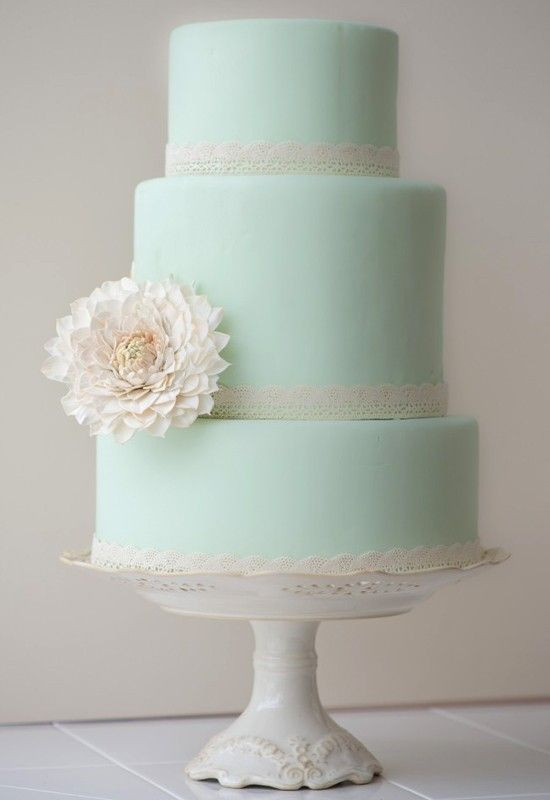 Light Blue Wedding Cakes
 Light blue wedding cakes idea in 2017